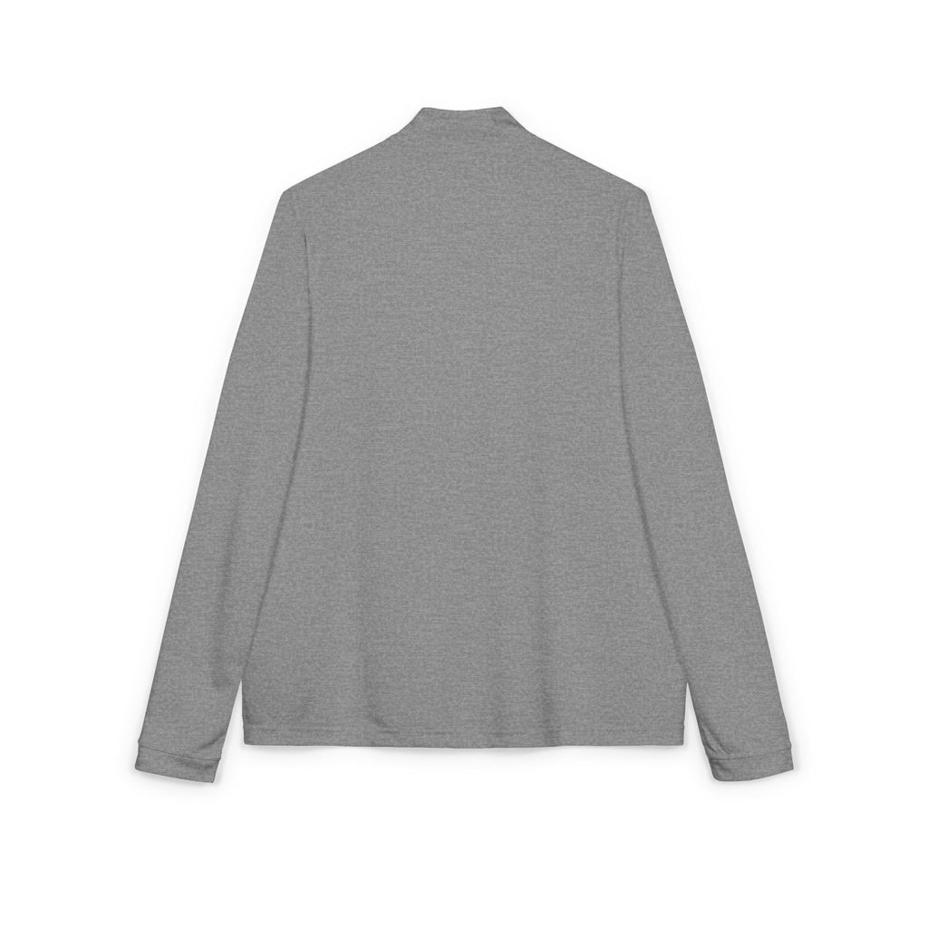 adidas Embroidered Quarter‑Zip Pullover — Lightweight Performance Top