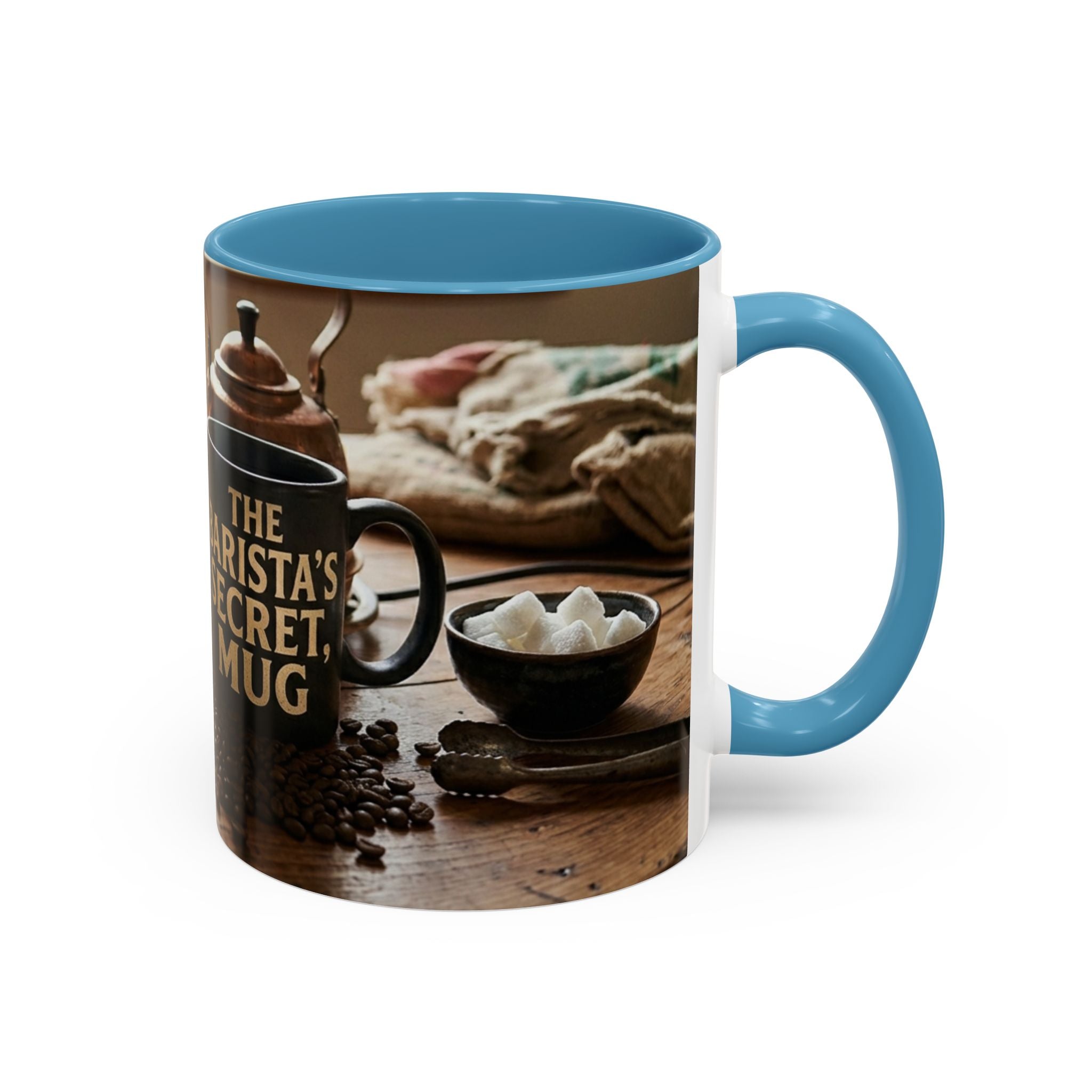 Barista's Secret Coffee Mug — Accent Ceramic Coffee Cup (11/15oz)
