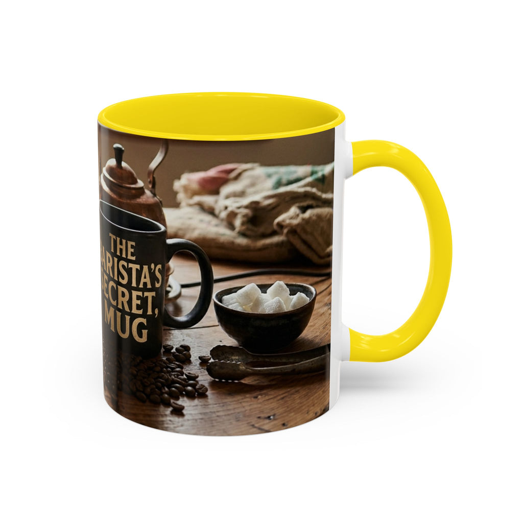 Barista's Secret Coffee Mug — Accent Ceramic Coffee Cup (11/15oz)