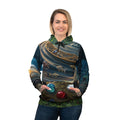 Athletic Hoodie — Sunrise Reflective Pond Front