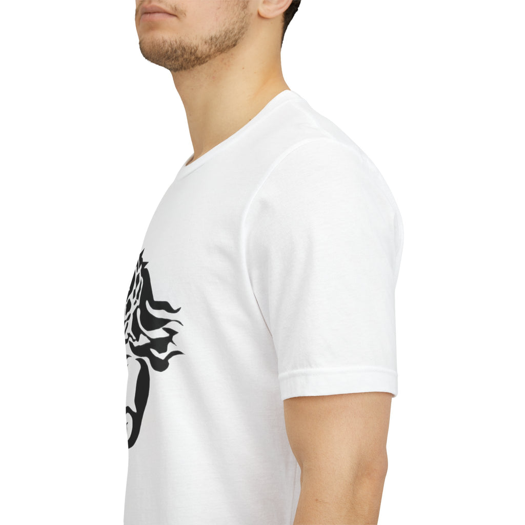 Jesus Crown of Thorns T-Shirt - Minimal Black Graphic Christian Tee