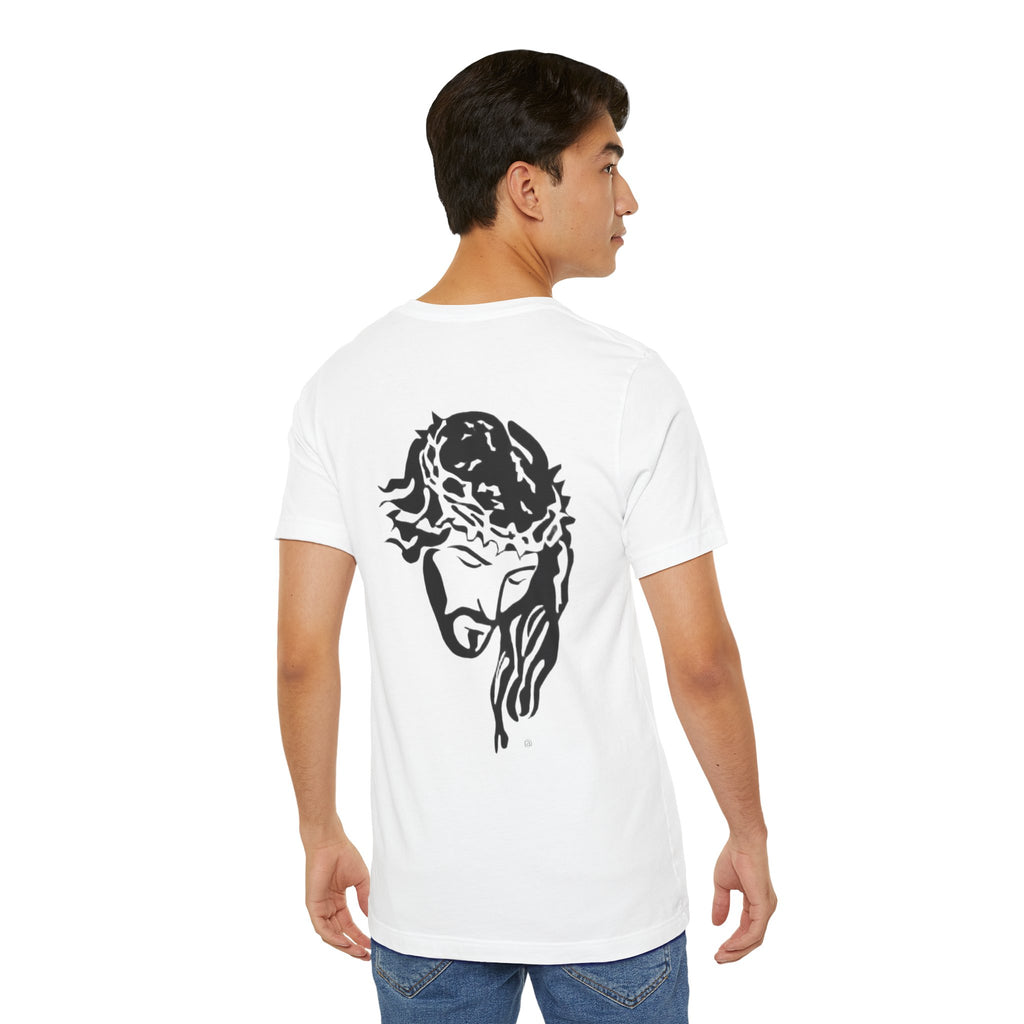 Jesus Crown of Thorns T-Shirt - Minimal Black Graphic Christian Tee