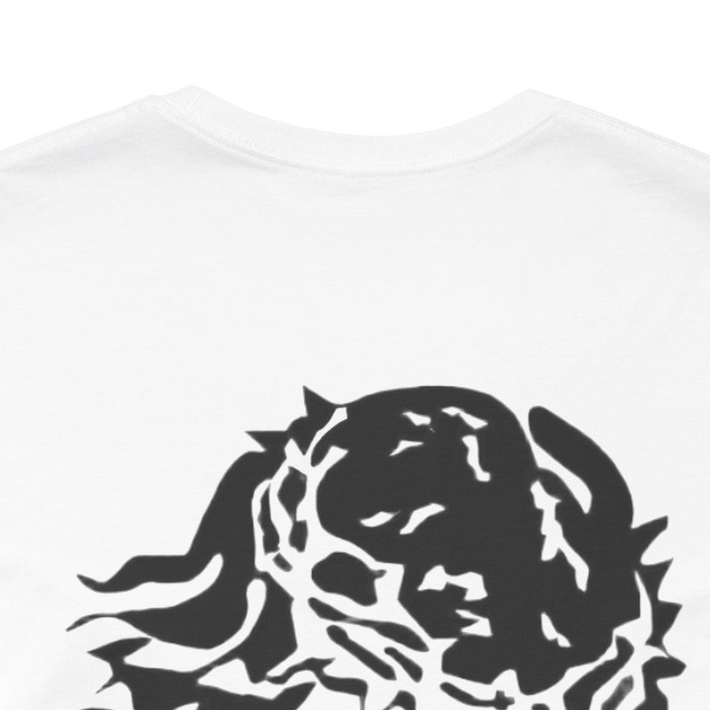 Jesus Crown of Thorns T-Shirt - Minimal Black Graphic Christian Tee