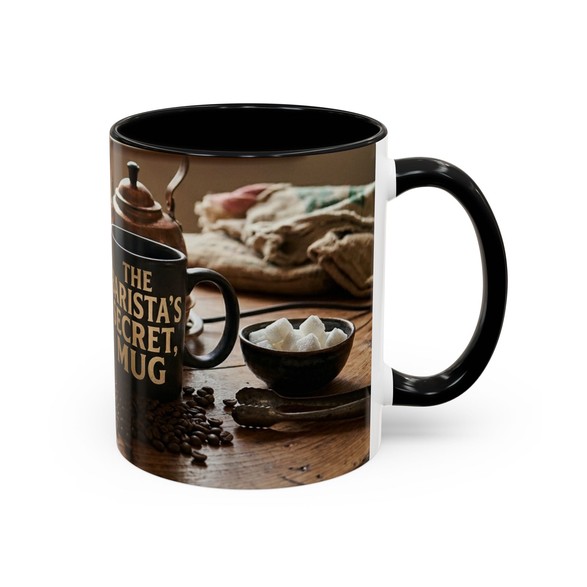 Barista's Secret Coffee Mug — Accent Ceramic Coffee Cup (11/15oz)