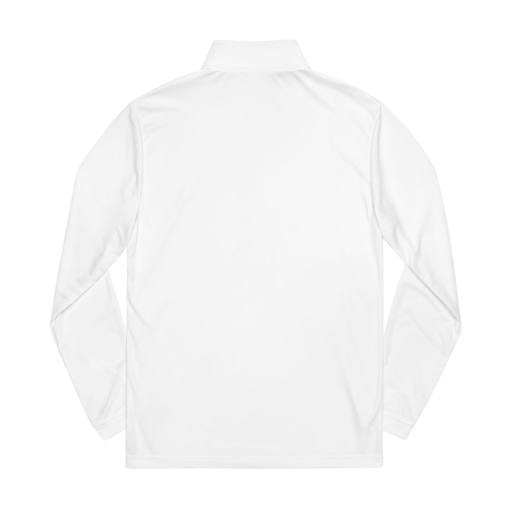 adidas Embroidered Quarter‑Zip Pullover — Lightweight Performance Top