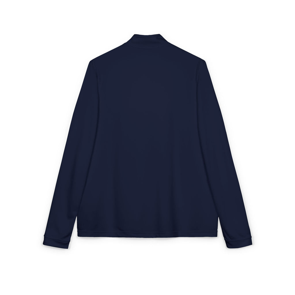 adidas Embroidered Quarter‑Zip Pullover — Lightweight Performance Top