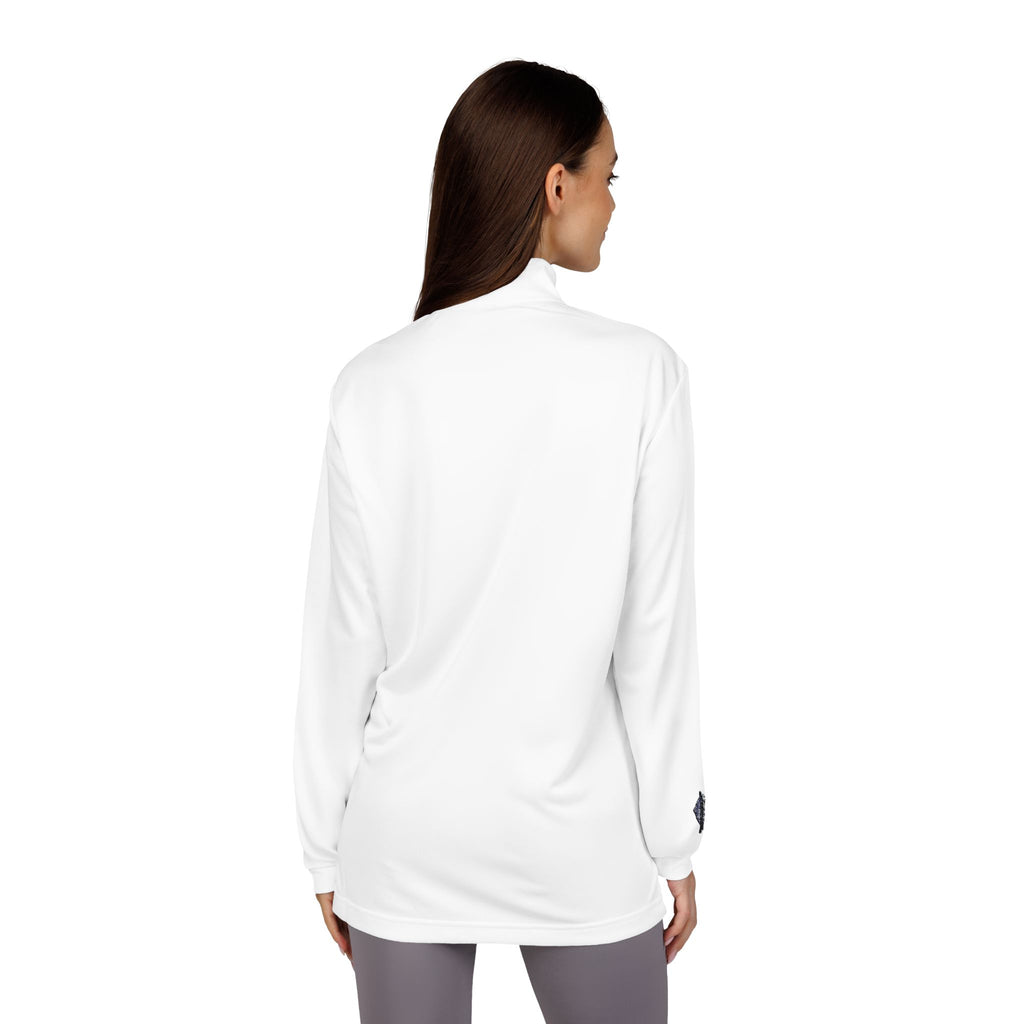 adidas Embroidered Quarter‑Zip Pullover — Lightweight Performance Top