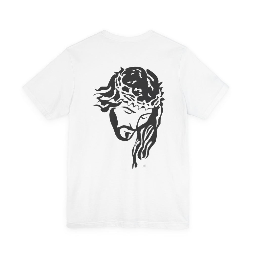 Jesus Crown of Thorns T-Shirt - Minimal Black Graphic Christian Tee
