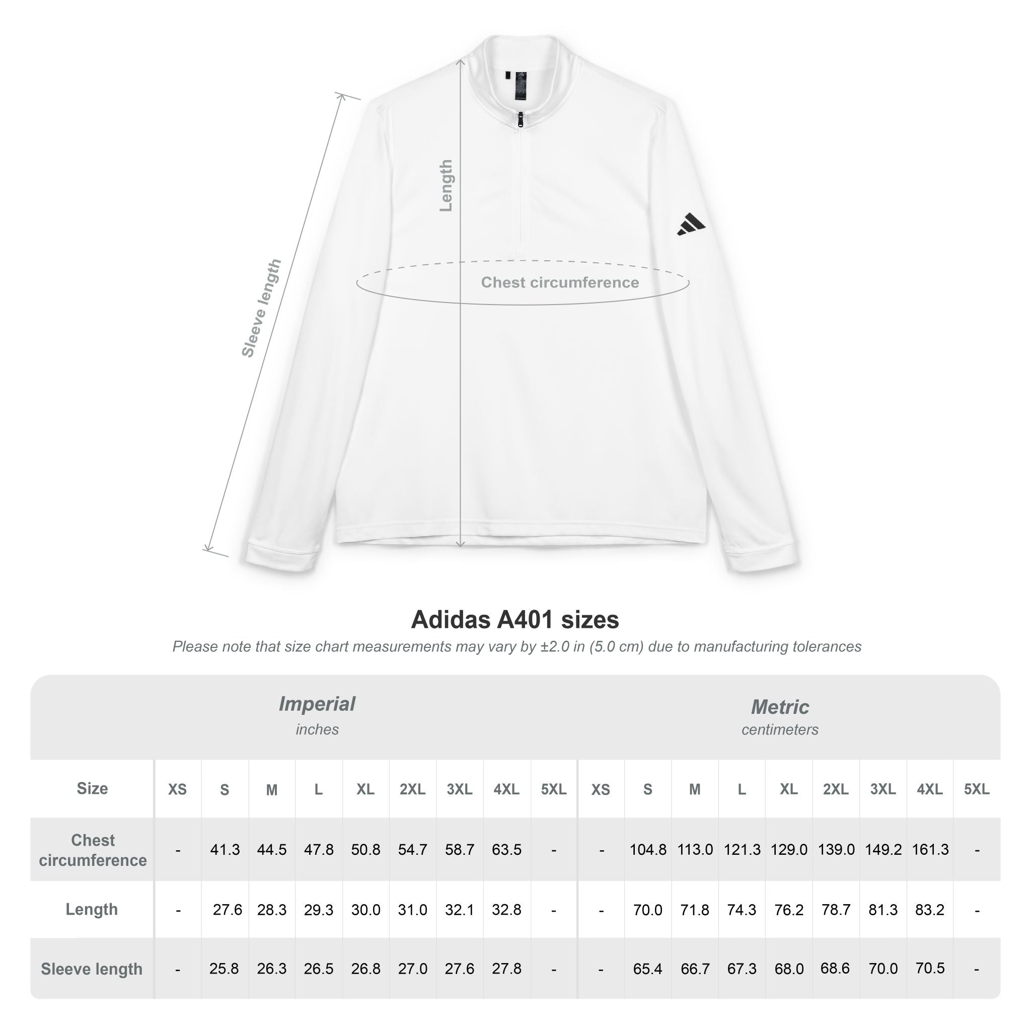 adidas Embroidered Quarter‑Zip Pullover — Lightweight Performance Top