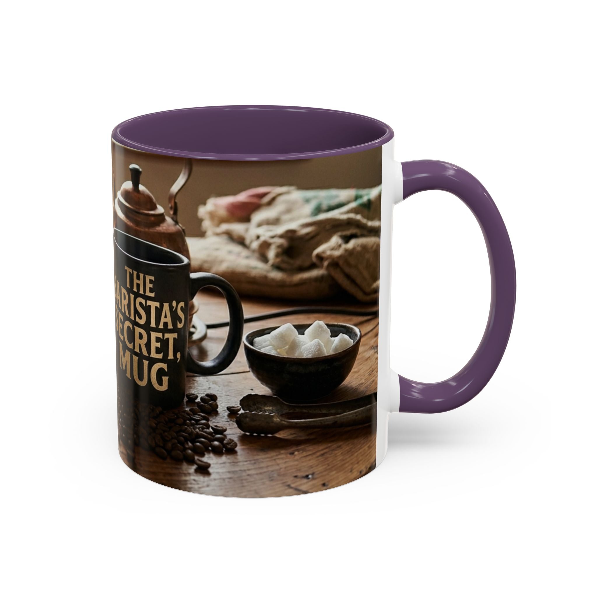 Barista's Secret Coffee Mug — Accent Ceramic Coffee Cup (11/15oz)