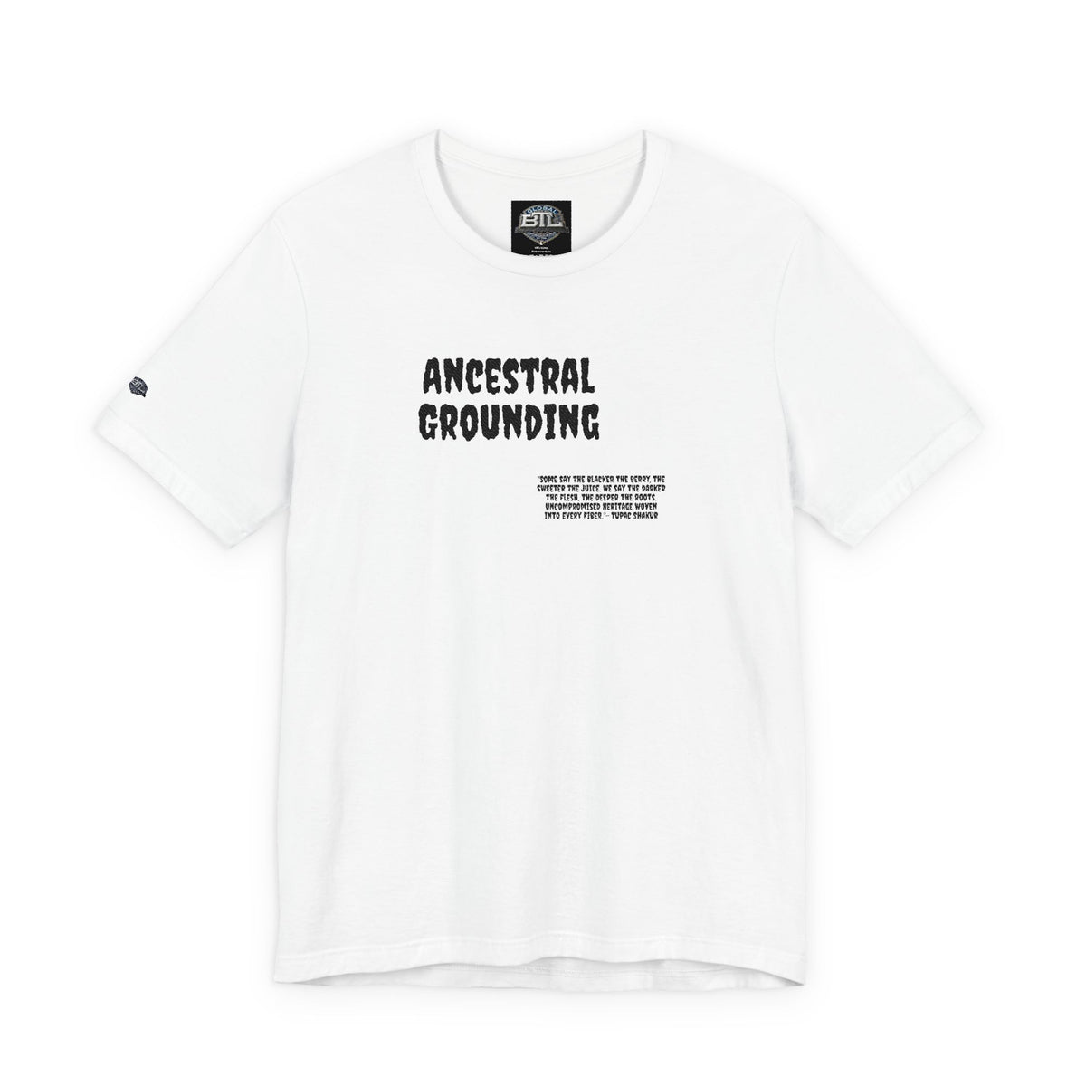 Ancestral Grounding T‑Shirt — Spiritual Heritage Tee with Empowering Text