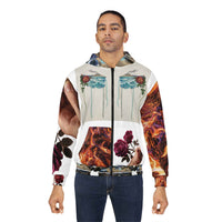 Embroidered Floral & BTL Crest Zip Hoodie