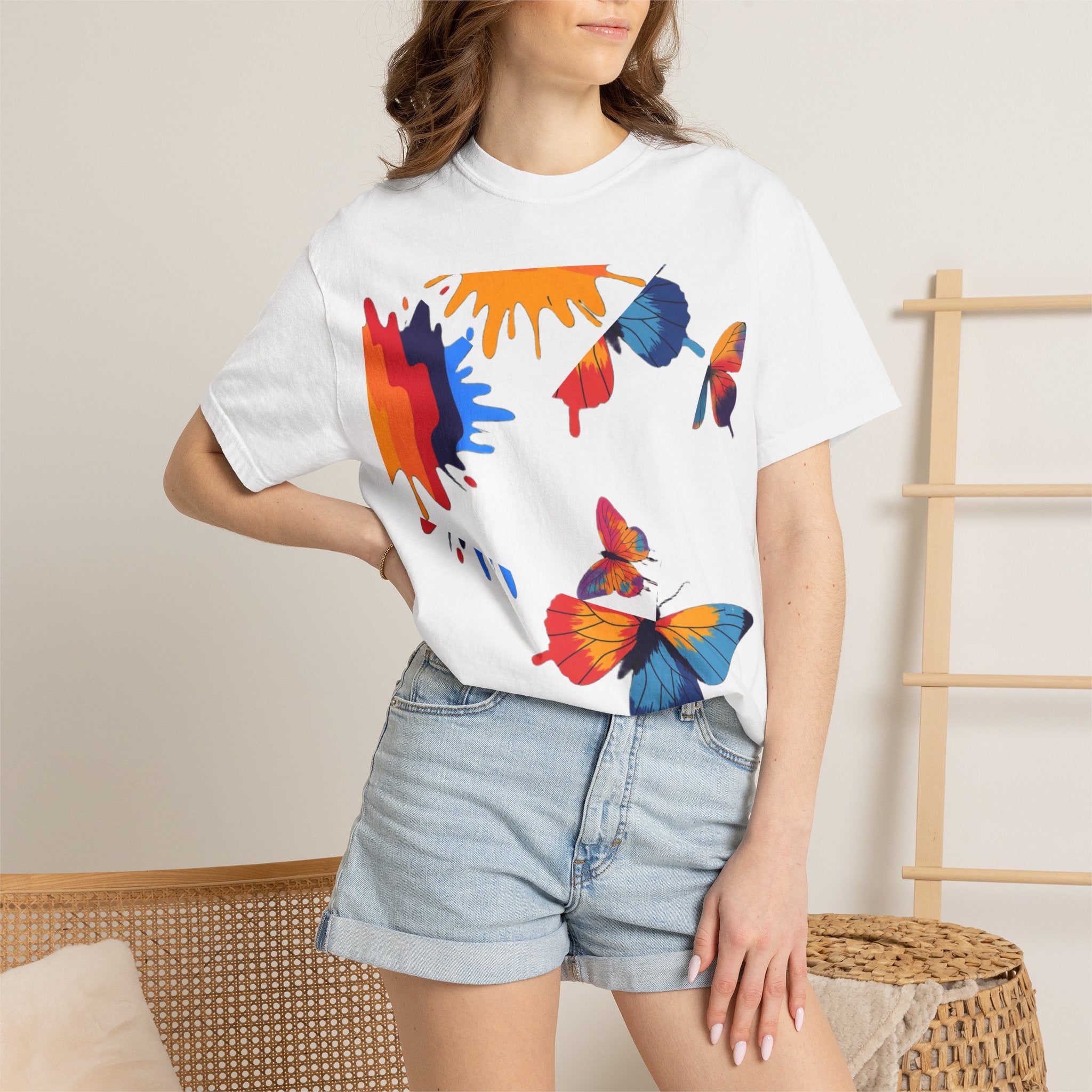 Butterfly Paint Splash T-Shirt