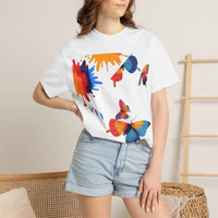 Butterfly Paint Splash T-Shirt - BTL APPARELS