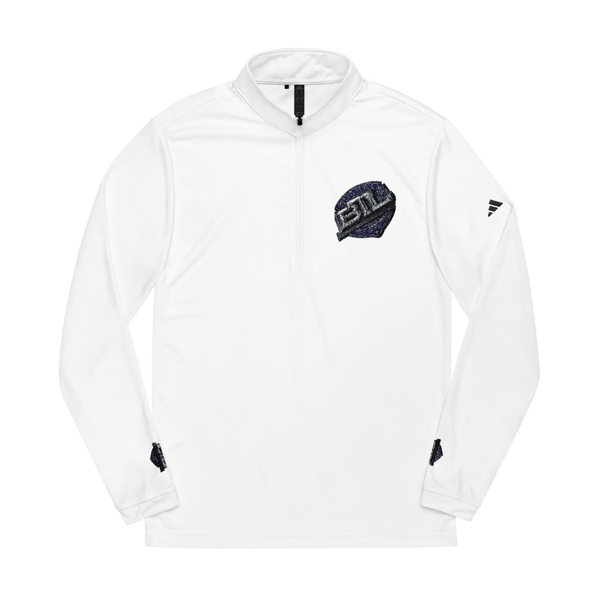 adidas Embroidered Quarter‑Zip Pullover — Lightweight Performance Top - BTL APPARELS
