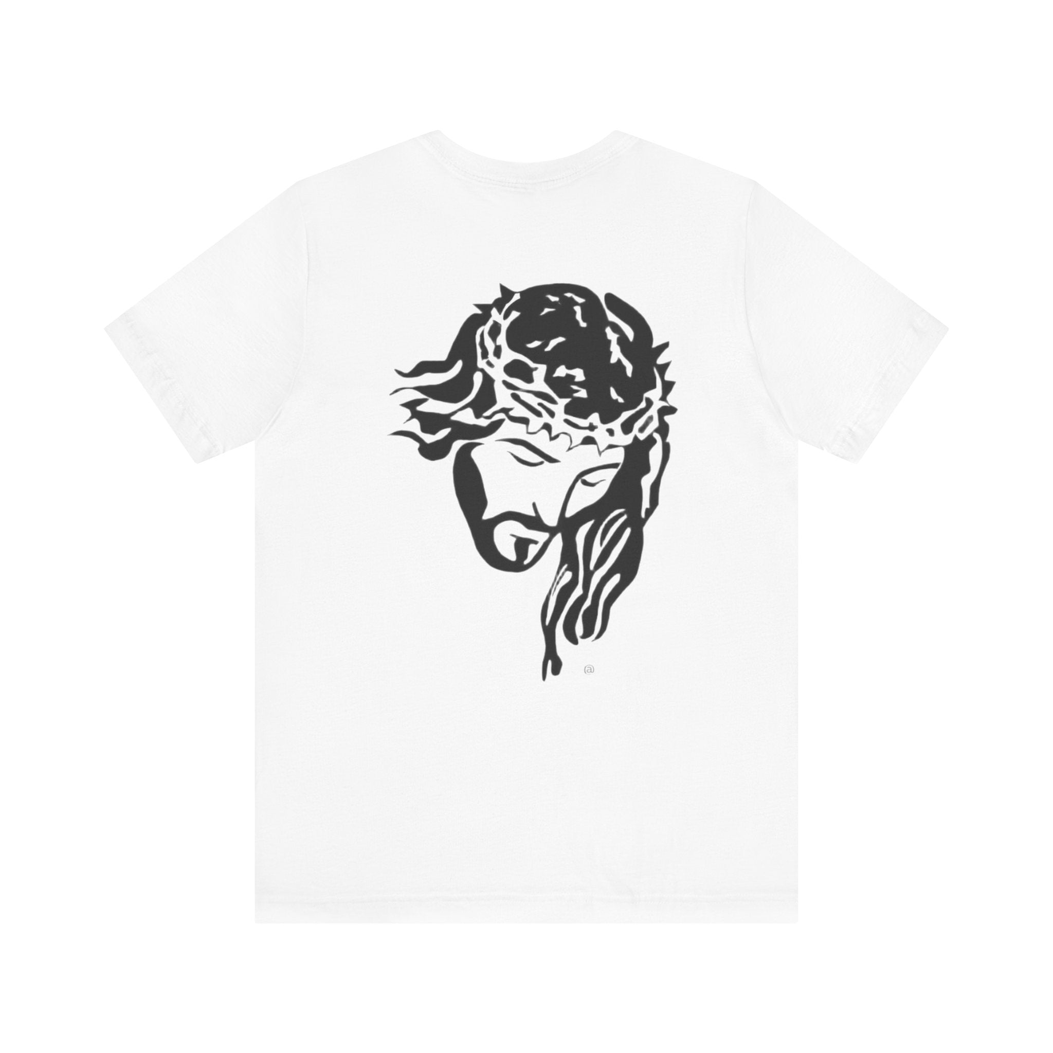 Jesus Crown of Thorns T-Shirt - Minimal Black Graphic Christian Tee